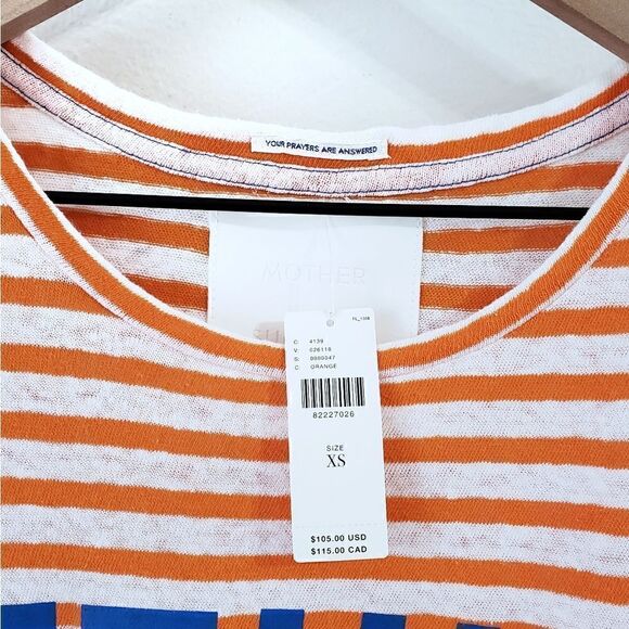 Mother The Rowdy Crop The Fruit T Size Extra Small NWT - Picture 15 of 16